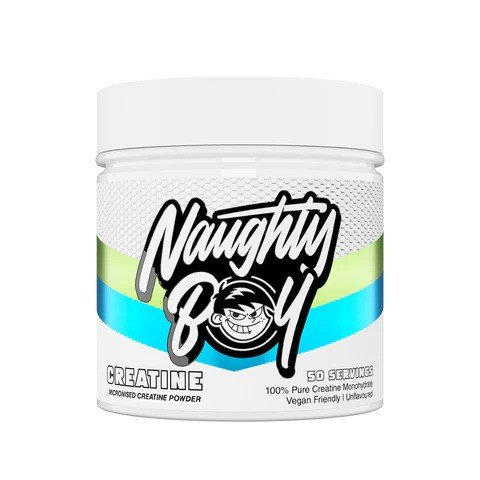Naughty Boy Creatine Mikronizowana w Proszku na Siłę i Wytrzymałość 150g