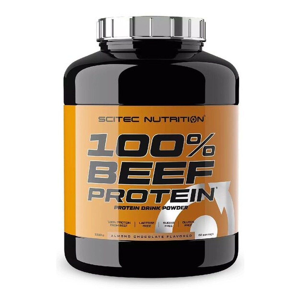 SciTec 100% Beef Protein, Almond Chocolate - 1800g