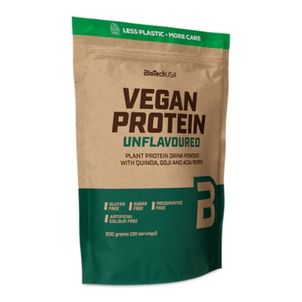 BioTechUSA Vegan Protein Roślinne białko w proszku, Bez smaku 500g