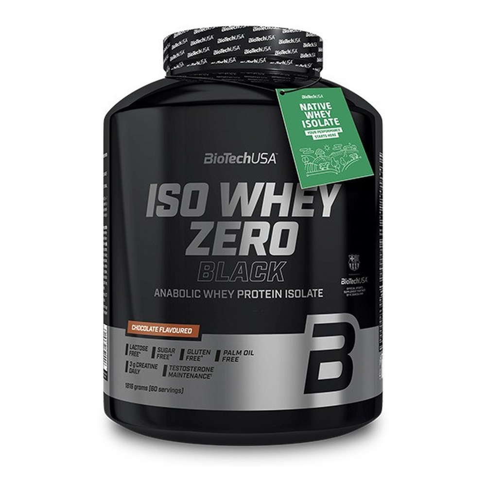 BioTechUSA Iso Whey Zero Black Izolat białka serwatkowego, Czekolada 1816g