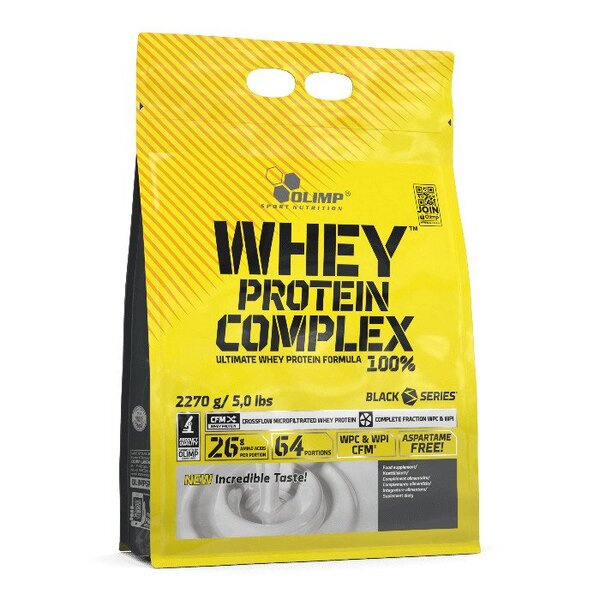 Olimp Whey Protein Complex 100% Odżywka Białkowa Lody Waniliowe na Wzrost Masy Mięśniowej 2270g