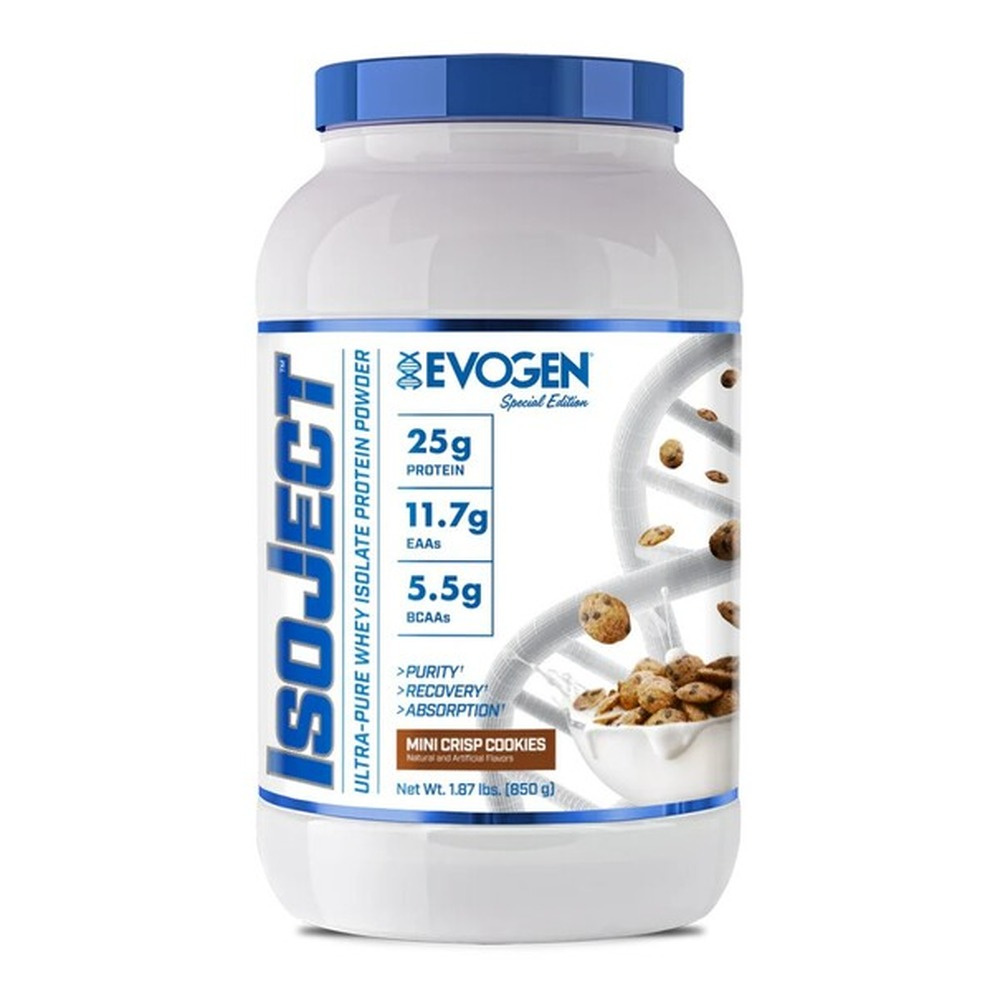 Evogen IsoJect Izolat Białka Serwatkowego o Smaku Ciasteczek Mini Crips 850g