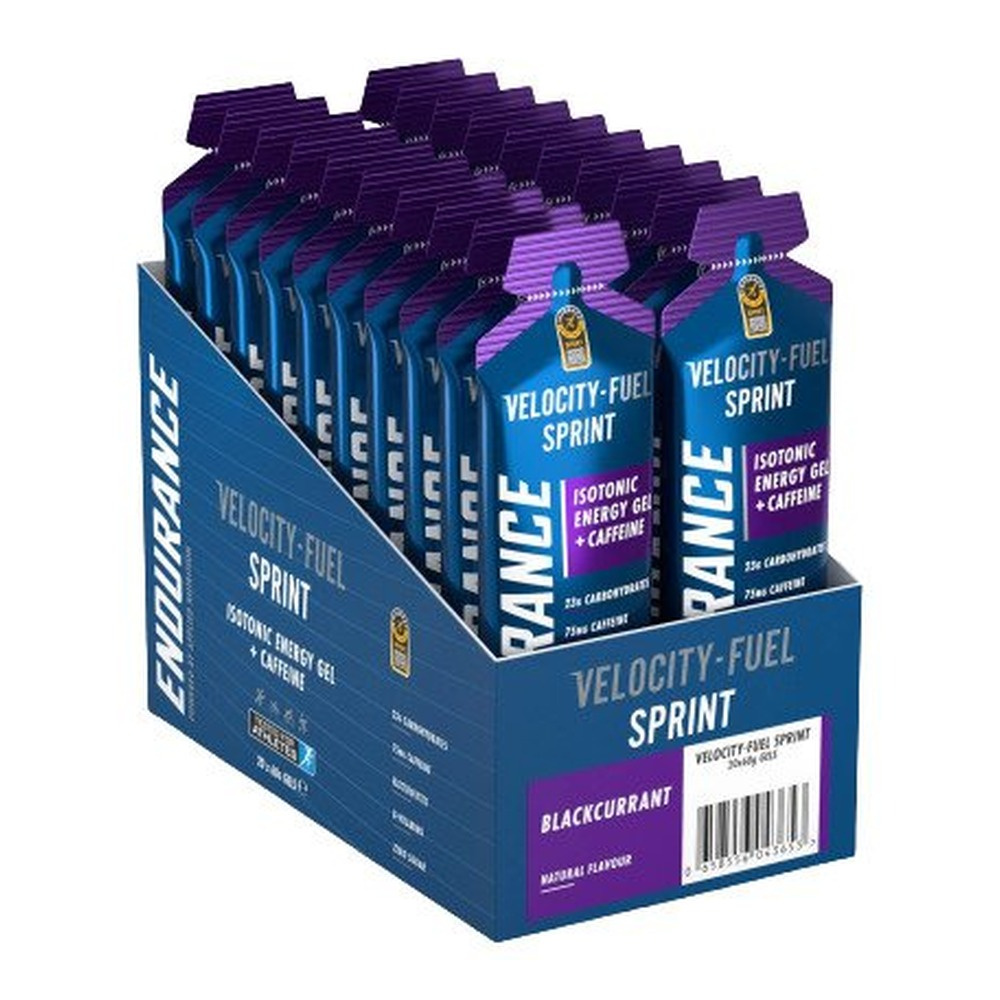 Applied Nutrition Endurance Sprint Izotoniczny żel energetyczny z kofeiną, Czarna porzeczka 20 x 60g