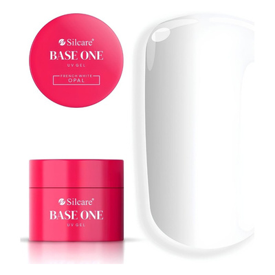 Silcare Base One żel UV/LED do stylizacji French White Opal 50g
