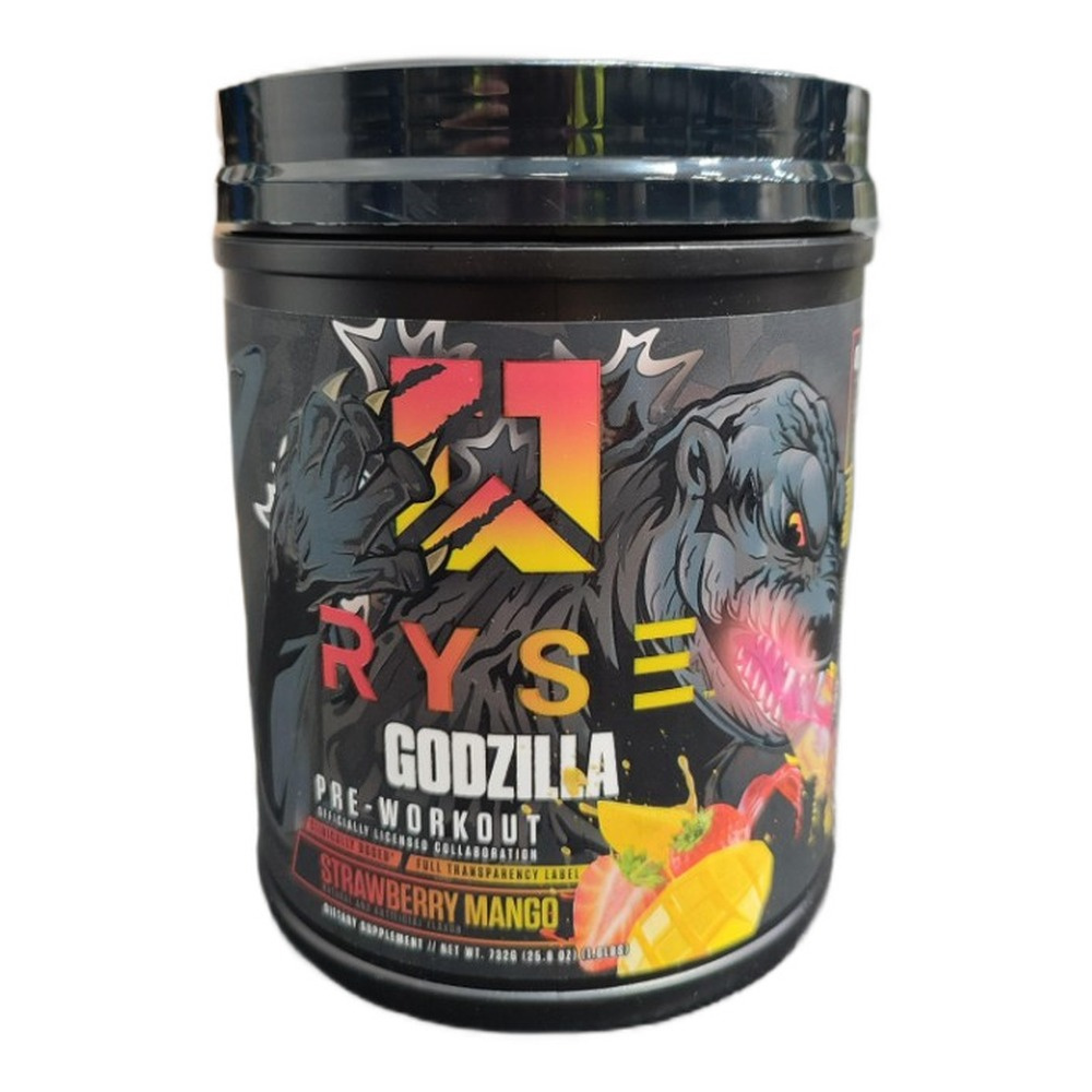 RYSE Godzilla Pre-Workout, Strawberry Mango - 730g