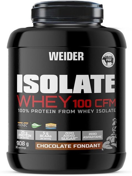 Weider Isolate Whey 100 CFM, Chocolate Fondant - 908g  