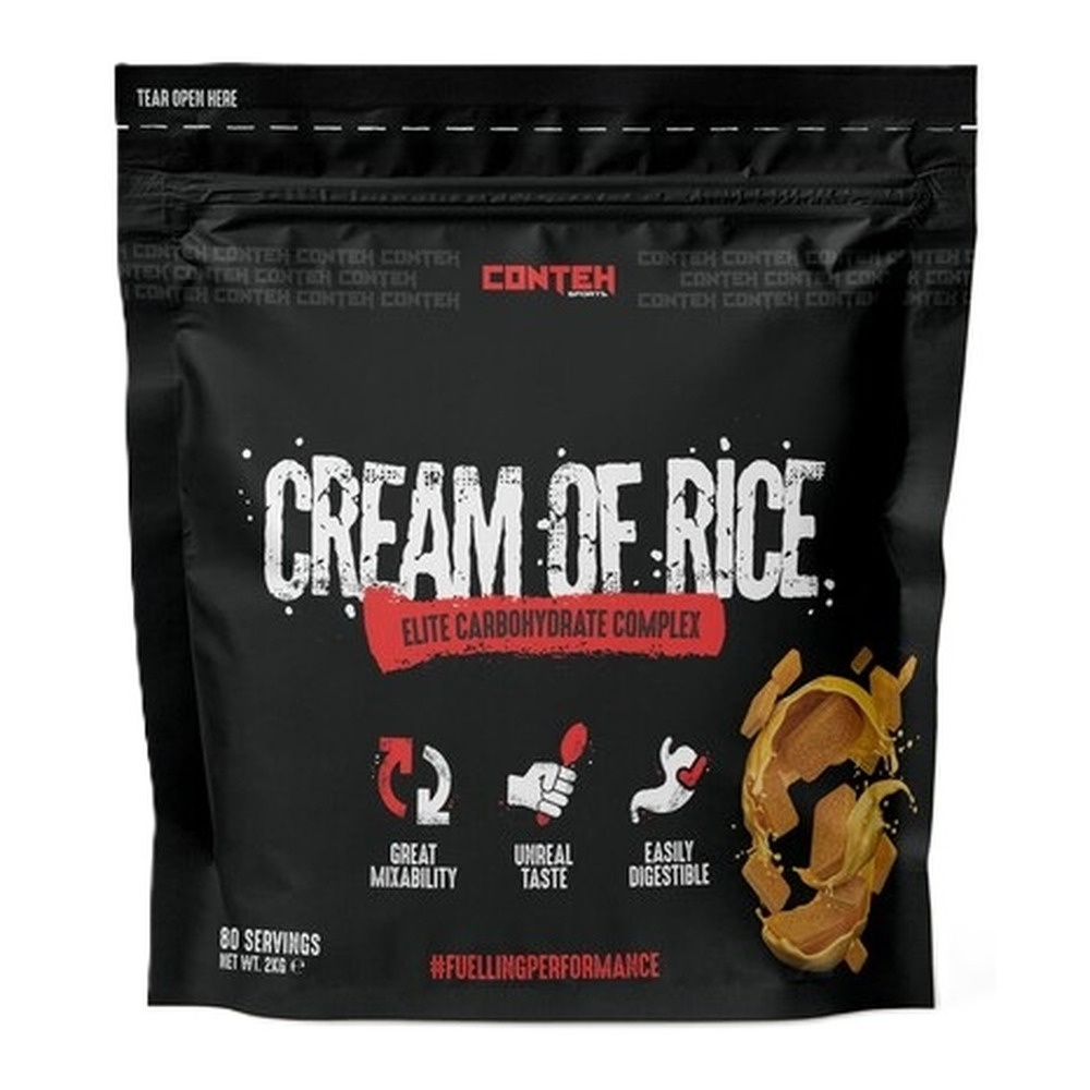 Conteh Sports Cream of Rice Sportowy posiłek węglowodanowy, Krem Custard 2000g