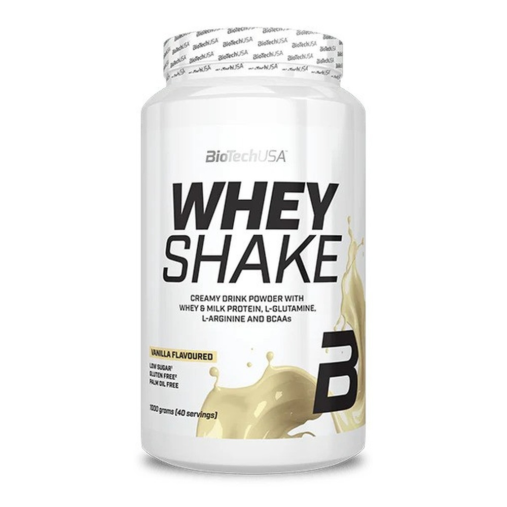 BioTechUSA Whey Shake Odżywka białkowa, Wanilia 1000g