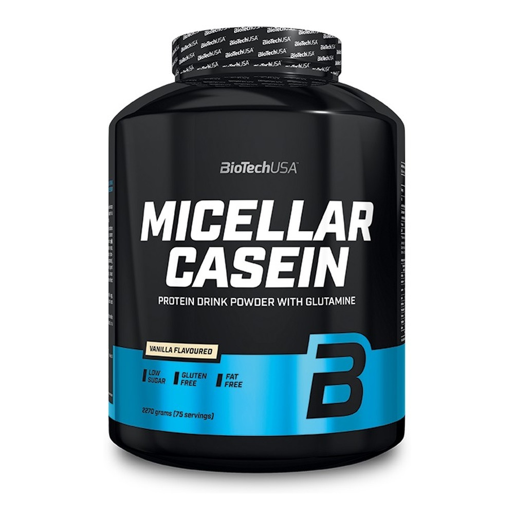 BioTechUSA Micellar Casein Białko kazeinowe w proszku, Wanilia 2270g