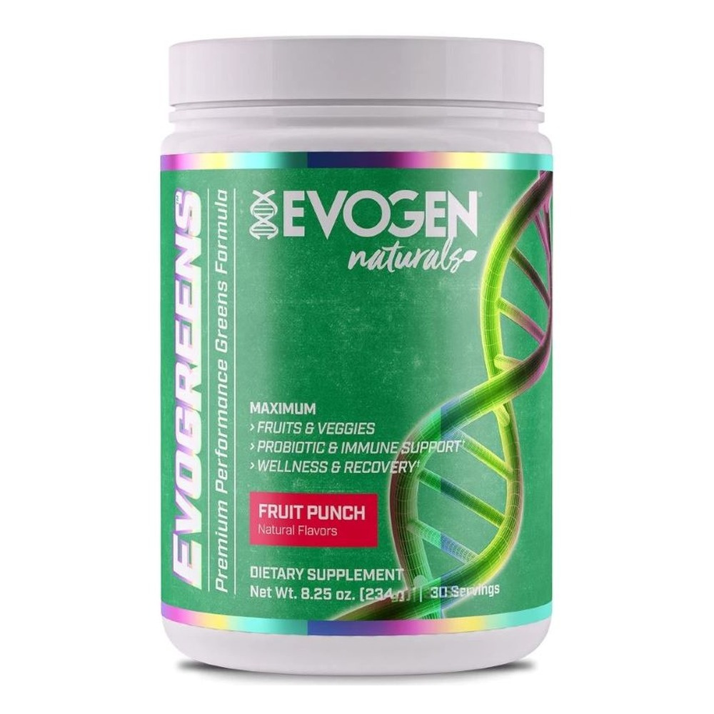 Evogen Evogreens Naturals, Fruit Punch - 234g