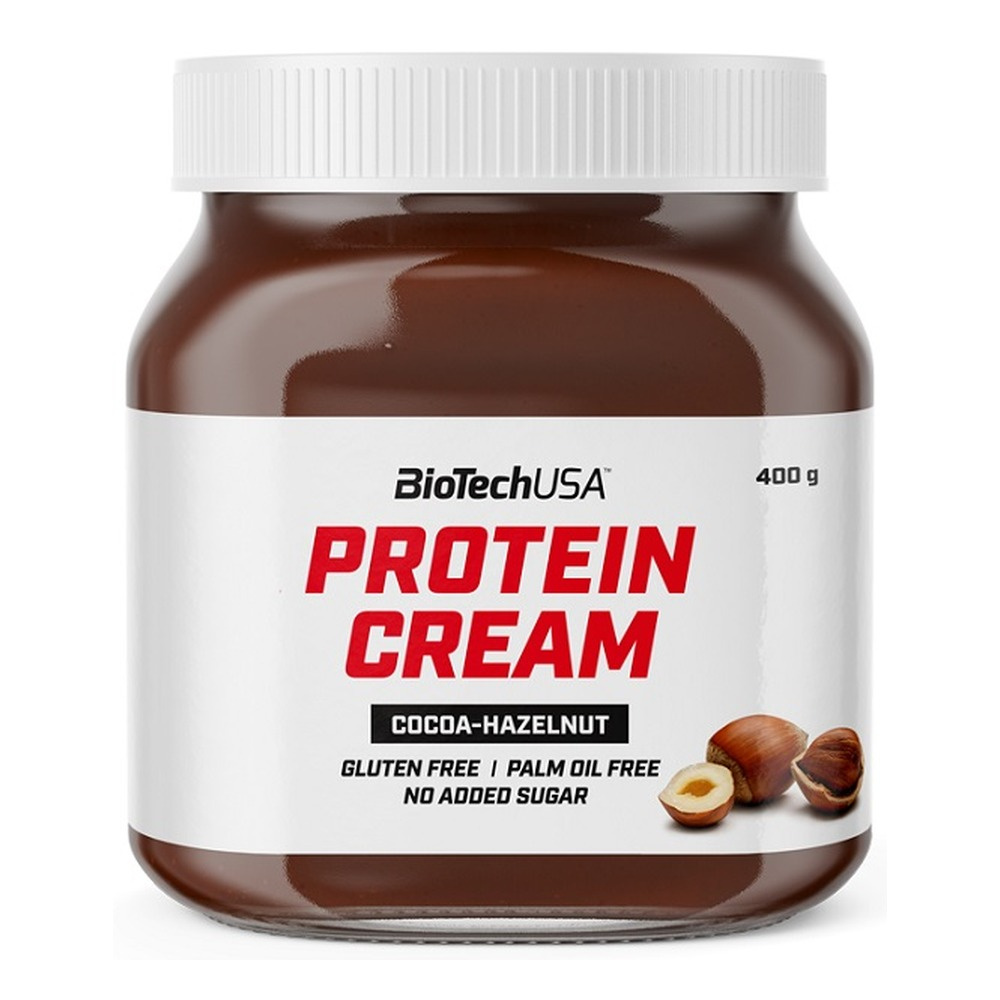 BioTechUSA Protein Cream Krem proteinowy, Kakao-Orzech Laskowy 400g