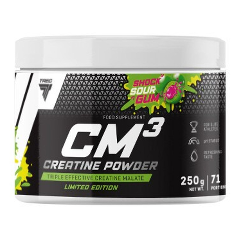 Trec Nutrition CM3 Powder - Limited Edition, Shock Sour Gum - 250g