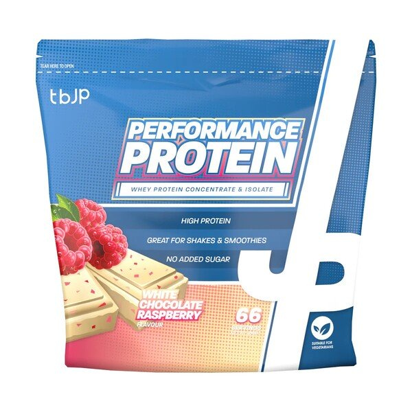 Trained by JP Performance Protein, White Chocolate Raspberry (EAN 659048915809) - 2000g