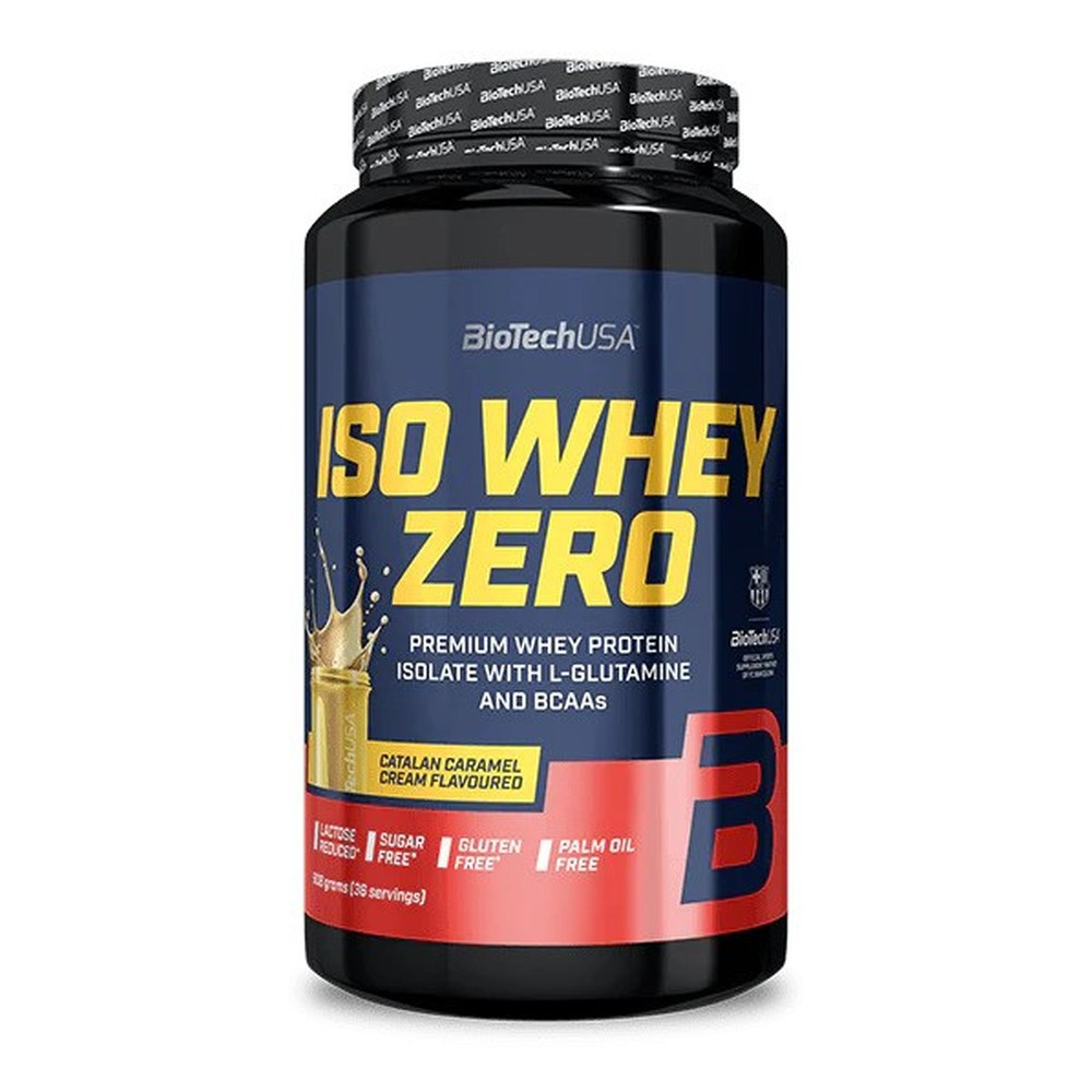 BioTechUSA Iso Whey Zero Izolat białka serwatkowego, Kataloński krem karmelowy 908g