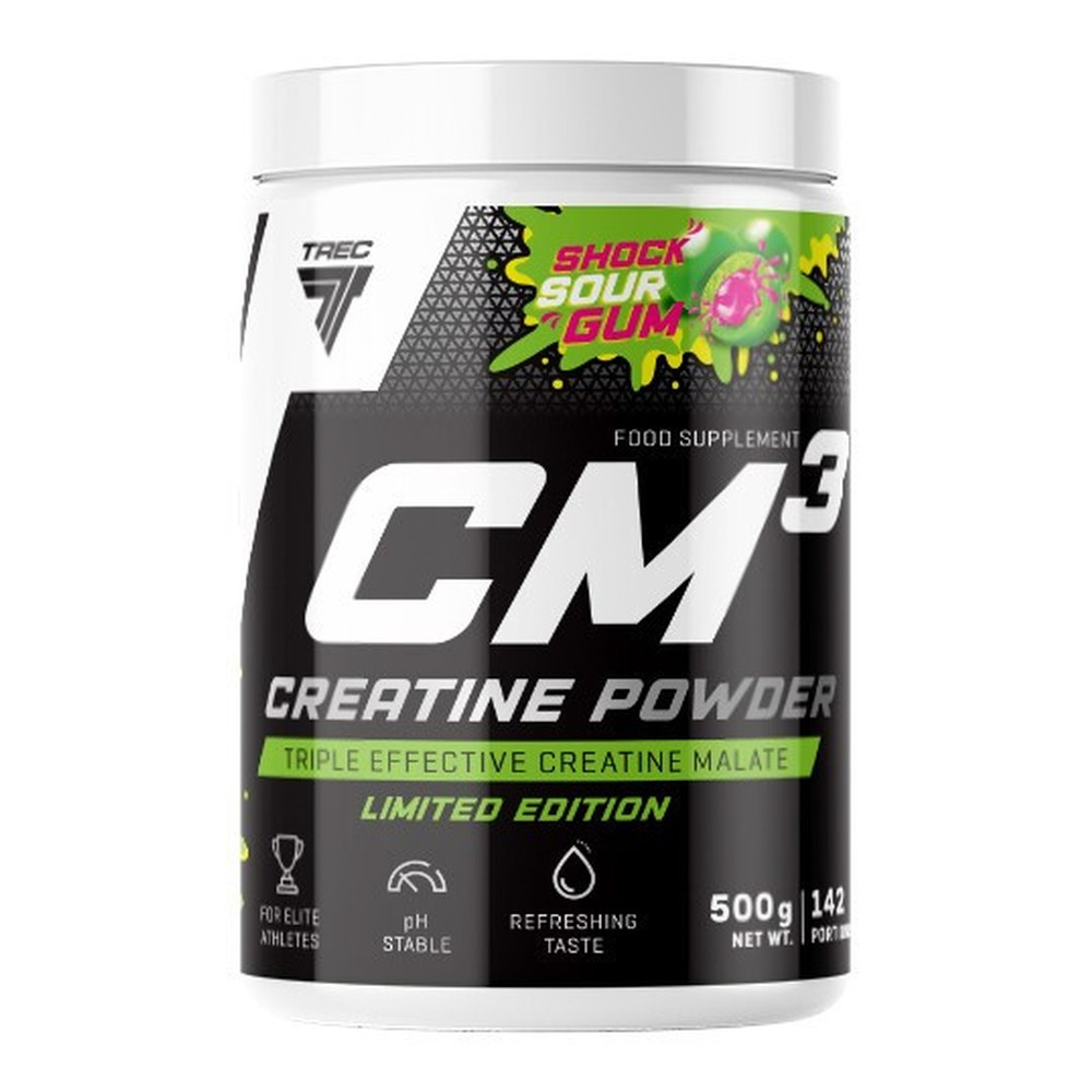 Trec Nutrition CM3 Powder - Limited Edition, Shock Sour Gum - 500g