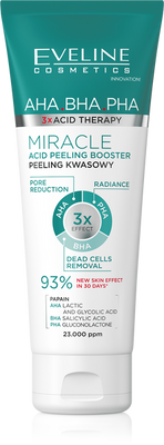 Eveline 3 X Acid Therapy Miracle Peeling Kwasowy AHA BHA PHA 75ml