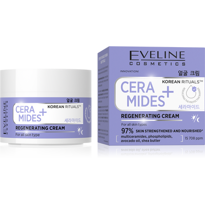 Eveline Korean Rituals Regenerujący Krem z Ceramidami na Dzień i Noc 50ml