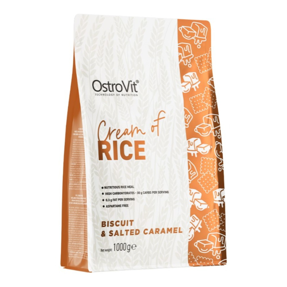 OstroVit Cream of Rice, Biscuit & Salted Caramel - 1000g