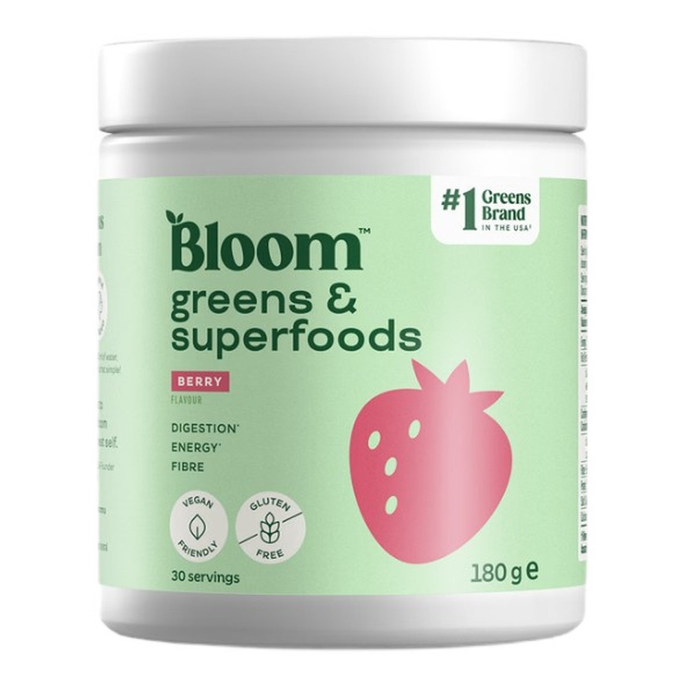 Bloom Greens & Superfoods Proszek, Owoce Jagodowe 180g