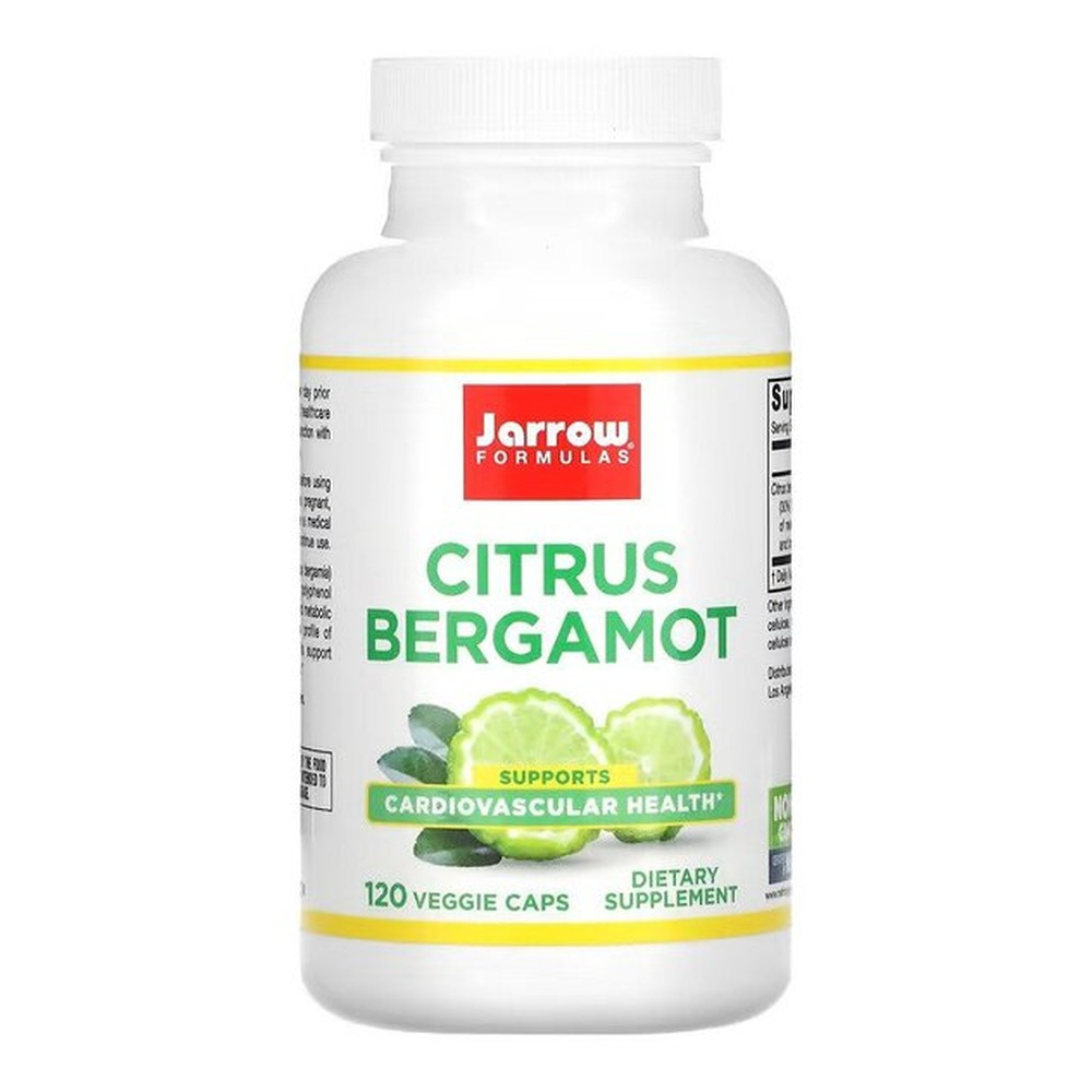 Jarrow Formulas Citrus Bergamot Ekstrakt z Bergamotki Na Wsparcie Zdrowia Serca i Metabolizmu 120 Kapsułek