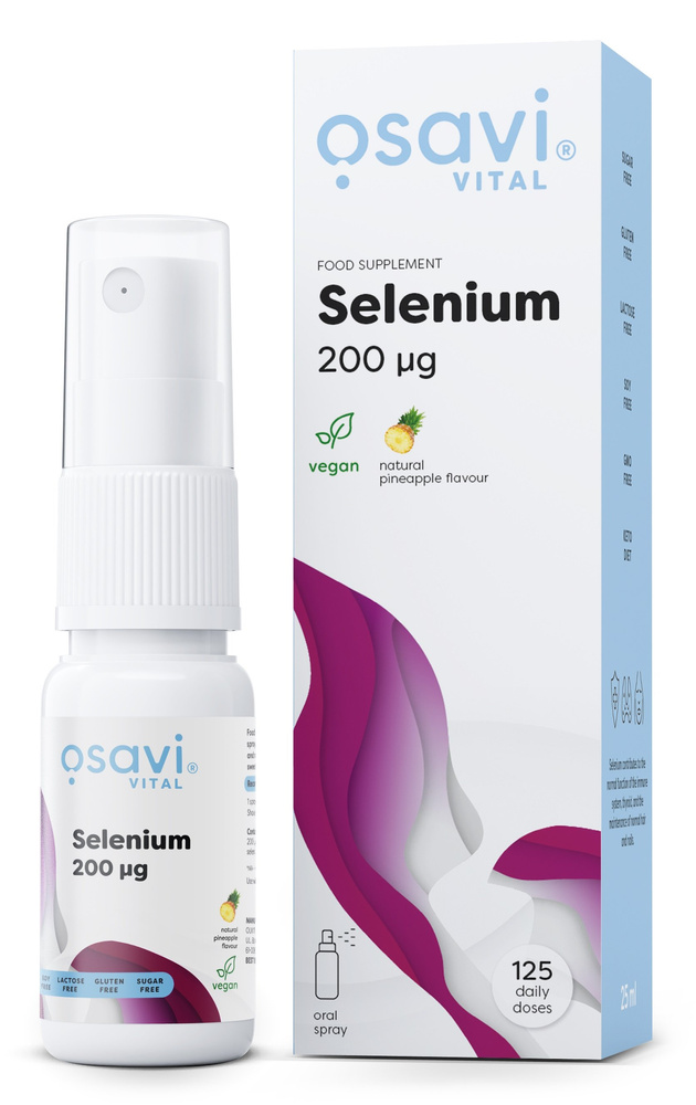 Osavi Selen w Sprayu 200mcg Ananasowy 25 ml