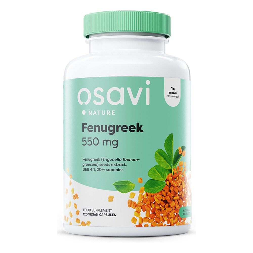 Osavi Kozieradka 550mg Standaryzowany Ekstrakt 120 kapsułek