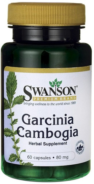 Swanson Garcinia Cambogia 80mg Wspierająca Kontrolę Wagi 60 Kapsułek