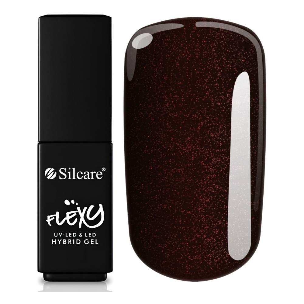 Silcare Flexy lakier hybrydowy UV/LED 201 Dark Cherry 4.5g