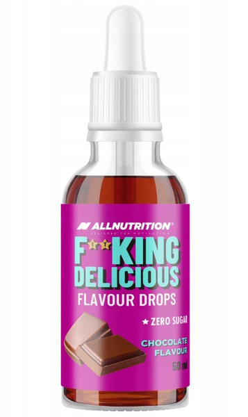 Allnutrition Fitking Delicious Flavour Drops Aromat w Kroplach Czekoladowy Do Potraw i Napojów 50ml