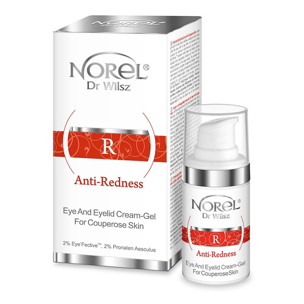 Norel Anti Redness Krem-Żel pod Oczy i na Powieki dla Skóry Wrażliwej 15ml