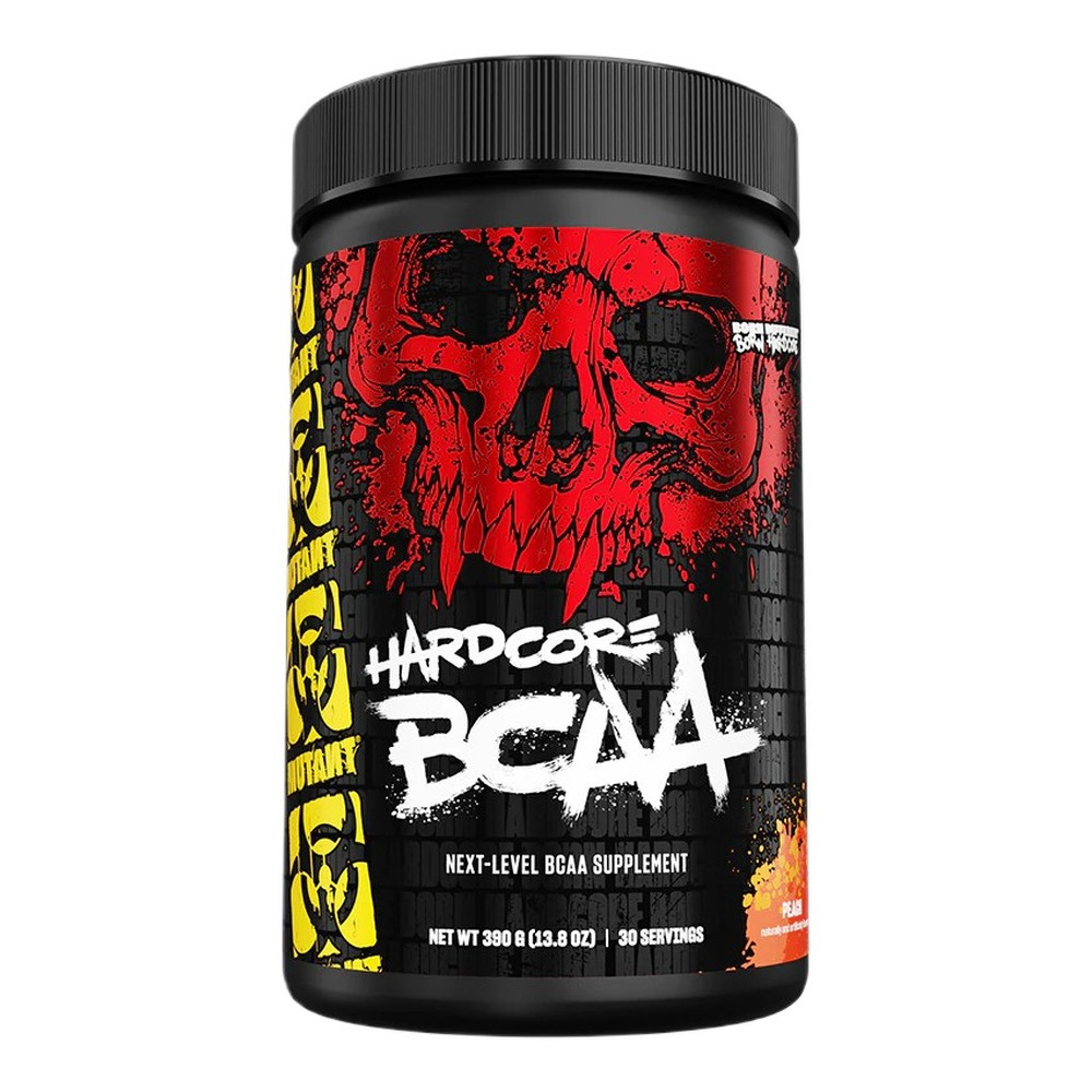 Mutant Hardcore BCAA Aminokwasy w Proszku z Elektrolitami o Smaku Brzoskwiniowym Na Wydajność i Regenerację 390g