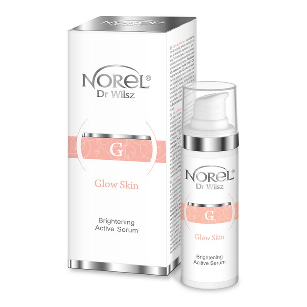 Norel Glow Skin Aktywne Skoncentrowane Serum Rozjaśniające o Lekkiej Konsystencji 30ml