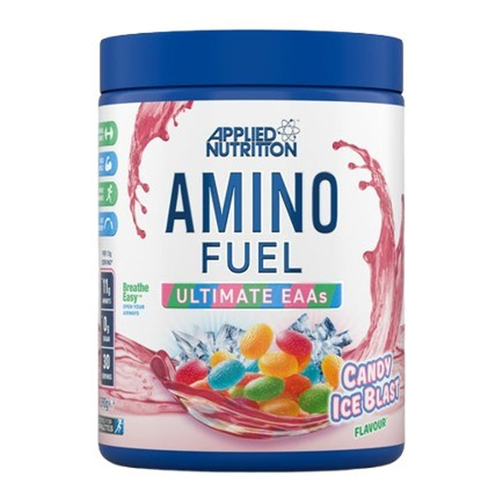 Applied Nutrition Amino Fuel Candy Icy Blast Aminokwasy EAA BCAA w Proszku Na Regenerację Potreningową 390g