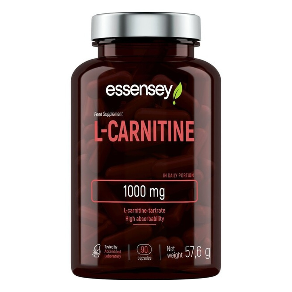 Essensey L-Karnityna 1000mg Wsparcie Metabolizmu Tłuszczów 90 Kapsułek