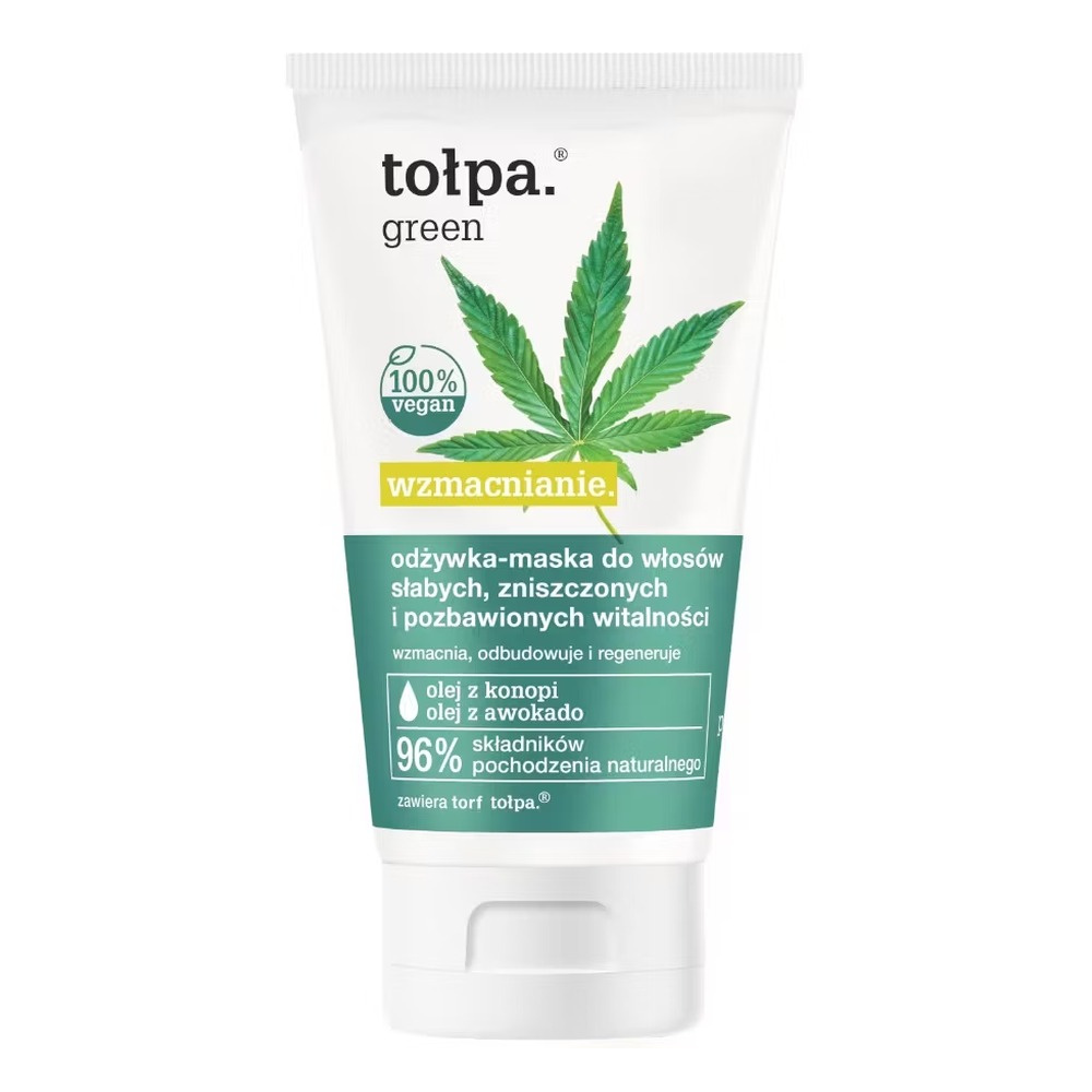Tołpa green, wzmacnianie. odżywka-maska do włosów słabych, zniszczonych i pozbawionych witalności, 150ml