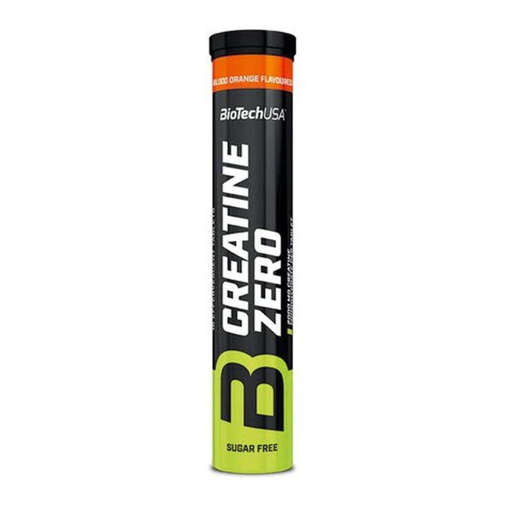 BioTechUSA Creatine Zero Effervescent Musujące tabletki z kreatyną, Czerwona Pomarańcza 18 tabletek