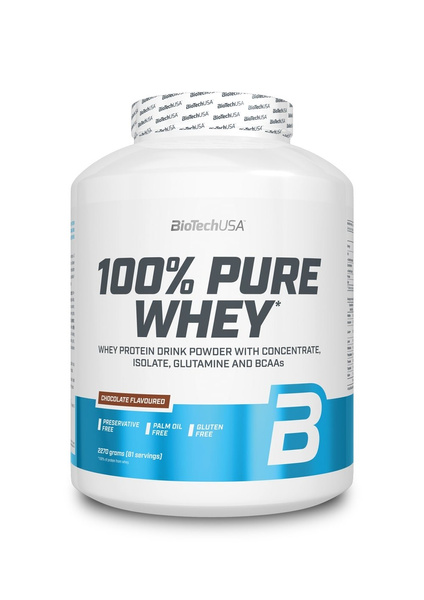 BioTechUSA 100% Pure Whey Ryż na Mleku Odżywka Białkowa Na Wsparcie Mięśni 2270g