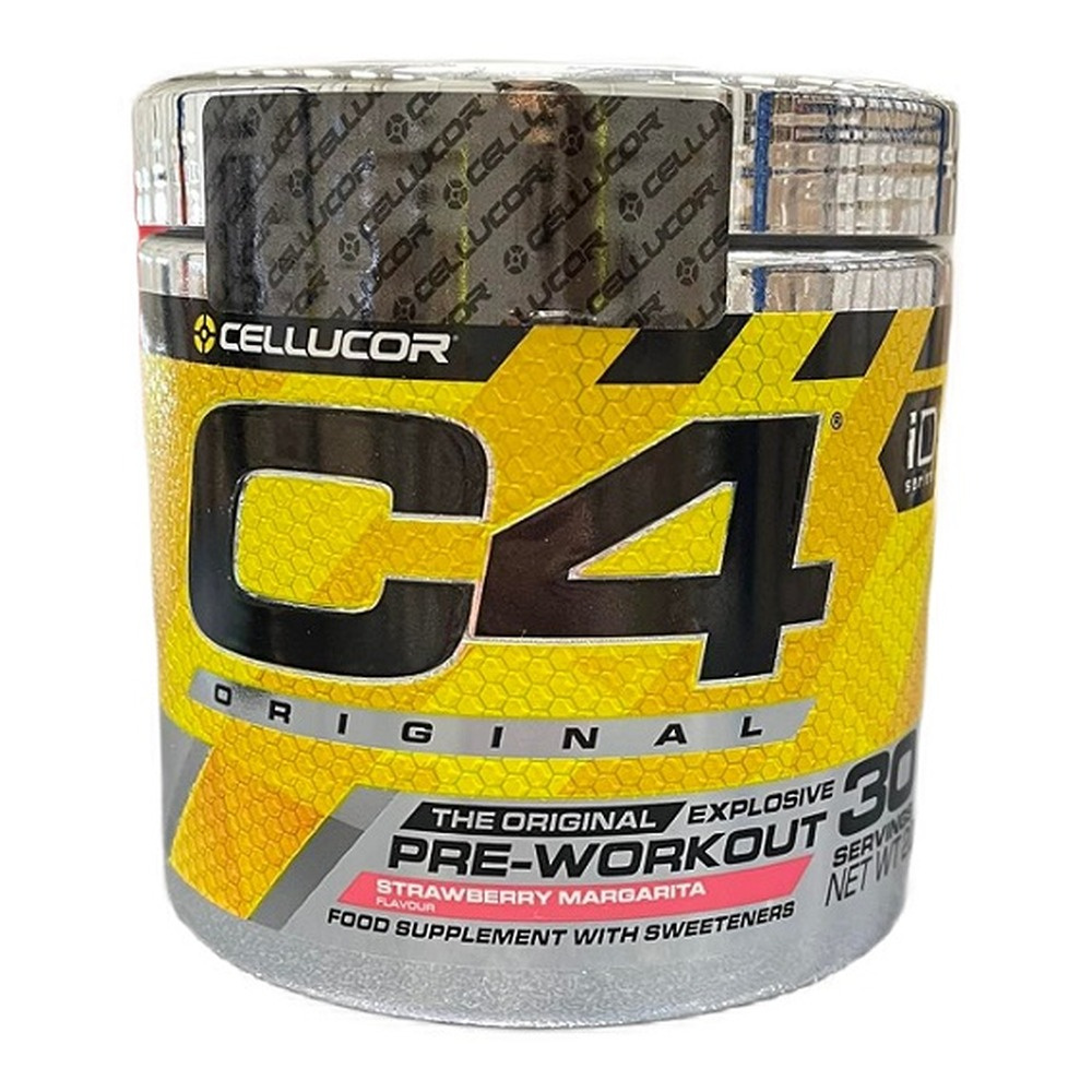 Cellucor C4 Original Przedtreningówka o Smaku Truskawkowej Margarity Na Zwiększenie Energii i Wytrzymałości 201g