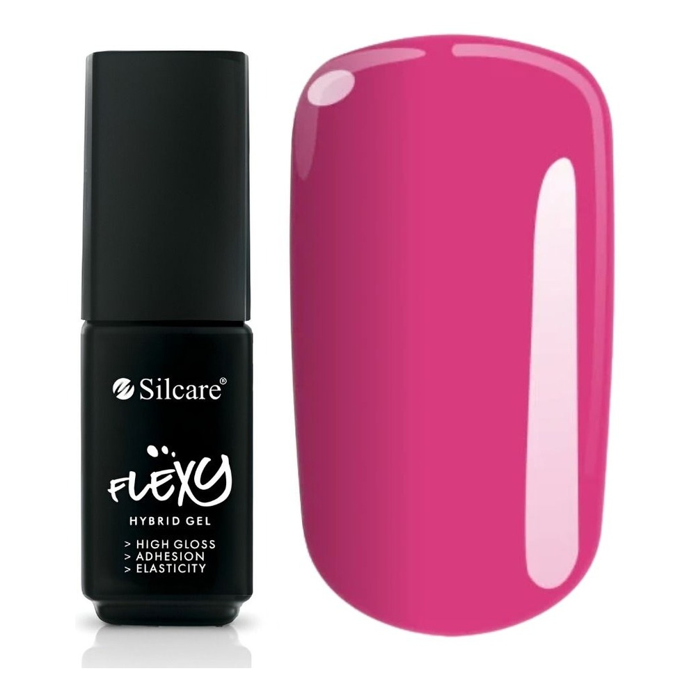 Silcare Flexy lakier hybrydowy UV/LED 09 Juicy Fuchsia 4.5g
