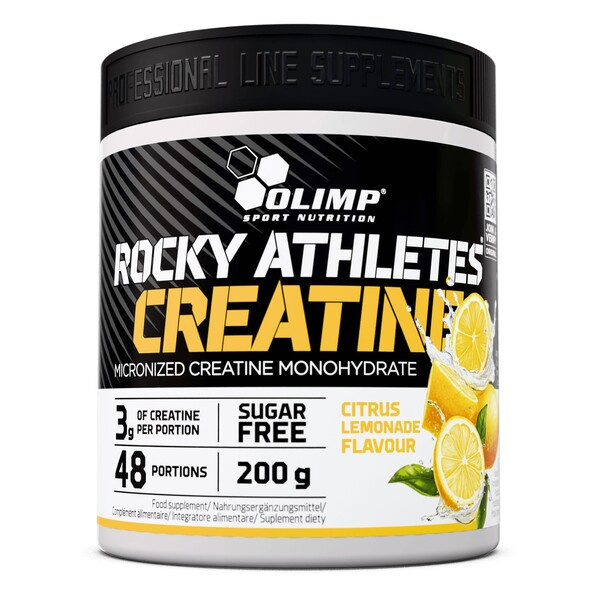 Olimp Nutrition Rocky Athletes Kreatyna z Magnezem i B6 na Wydolność 200g