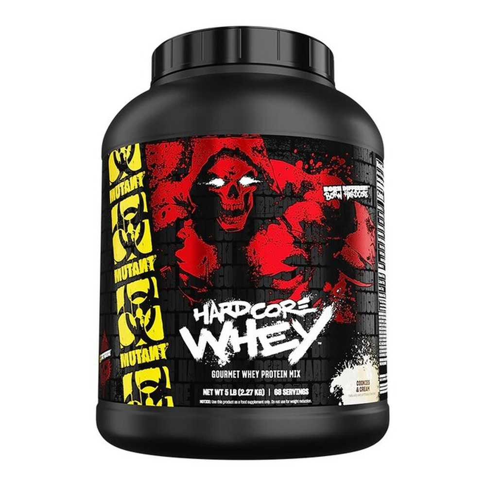 Mutant Hardcore Whey Odżywka Białkowa Ciasteczka i Krem Na Budowę Masy Mięśniowej 2270g