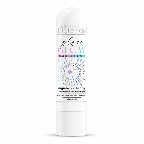 Bielenda Glaze & Glow Nawilżająca i Rozświetlająca Mgiełka do Twarzy 100ml