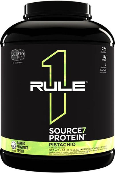Rule One Source7 Protein, Pistachio Gelato - 2260g