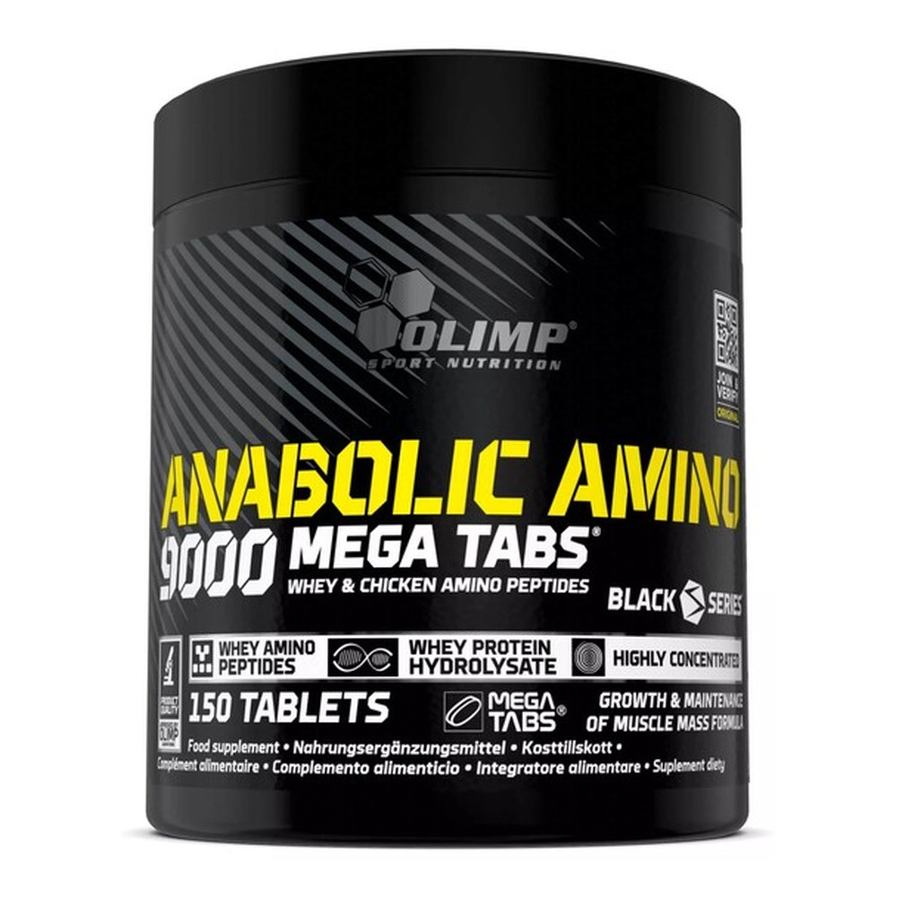 Olimp Anabolic Amino 9000 Mega Tabs na Masę Mięśniową 150 Tabletek