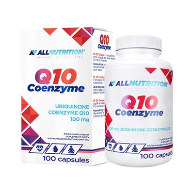 Allnutrition Q10 Koenzym 100 mg, Suplement na Energię Komórkową, 100 Kapsułek