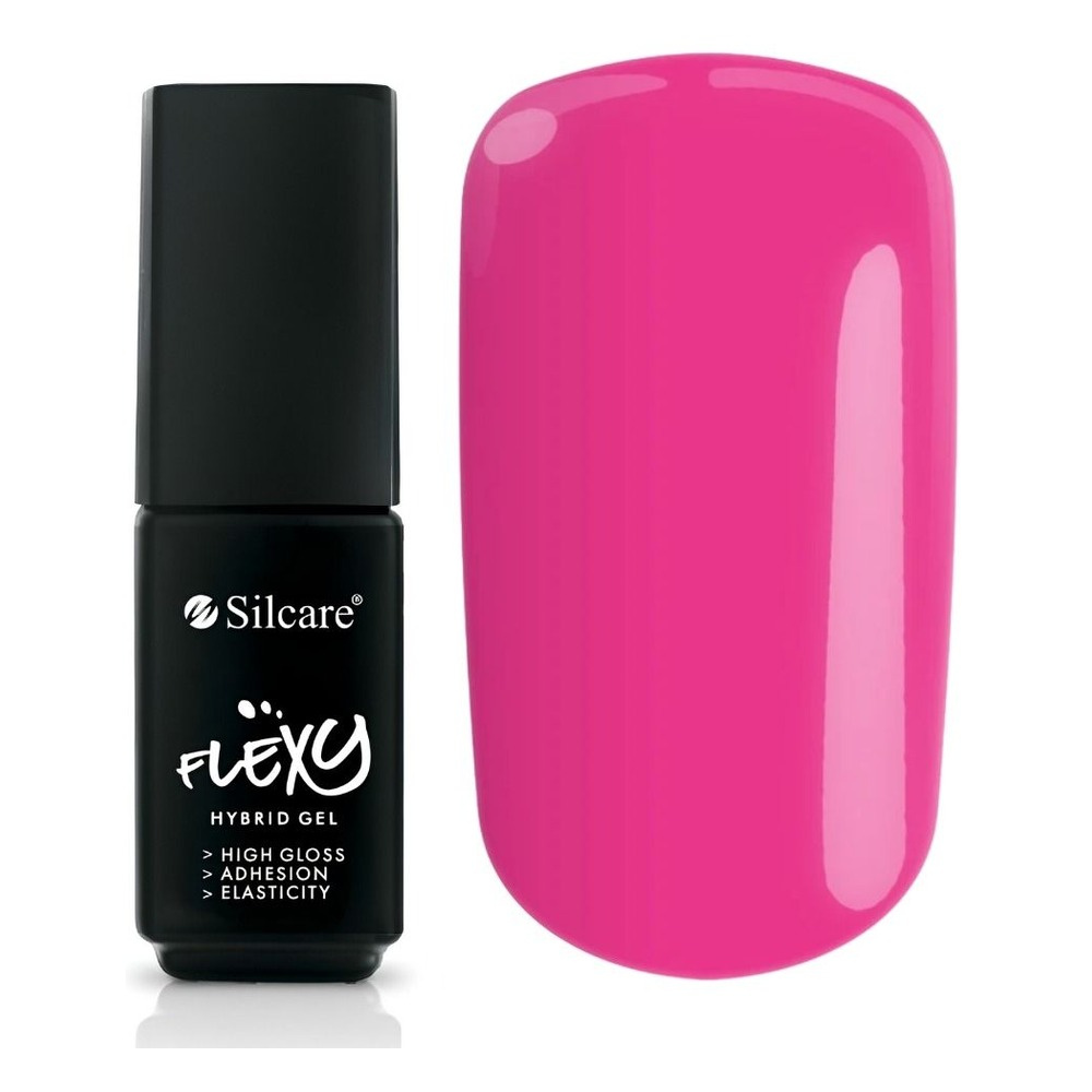 Silcare Flexy lakier hybrydowy UV/LED 10 Barbie Pink 4.5g
