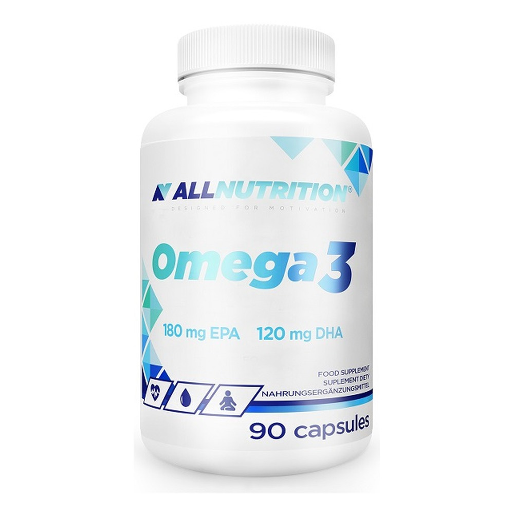 Allnutrition Omega 3 Suplement Diety Na Wsparcie Serca i Mózgu 90 Kapsułek
