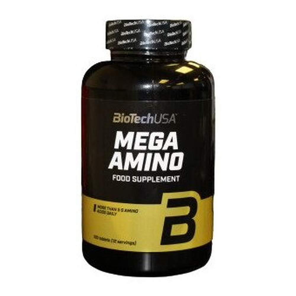 BioTechUSA Mega Amino Kompleks Aminokwasów na Wsparcie Mięśni 100 Tabletek