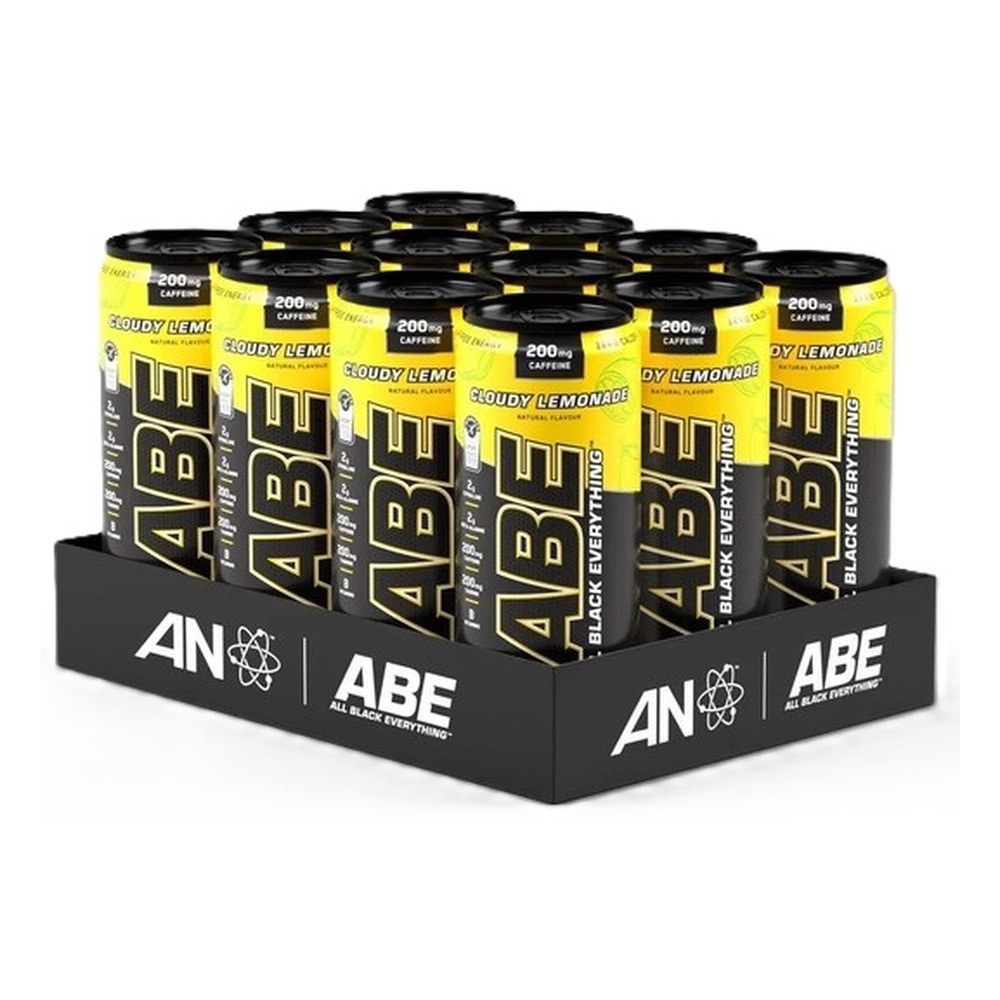 ABE Energy + Performance Cans, Cloudy Lemonade - 12 x 330 ml.