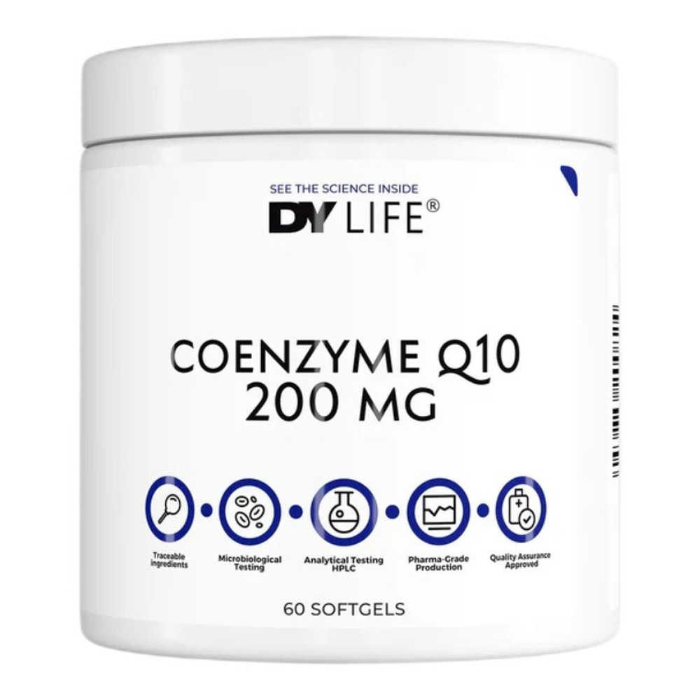 Dorian Yates DY LIFE Koenzym Q10, 200mg 60 Kapsułek Miękkich